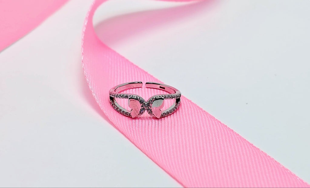 Silver Butterfly Ring