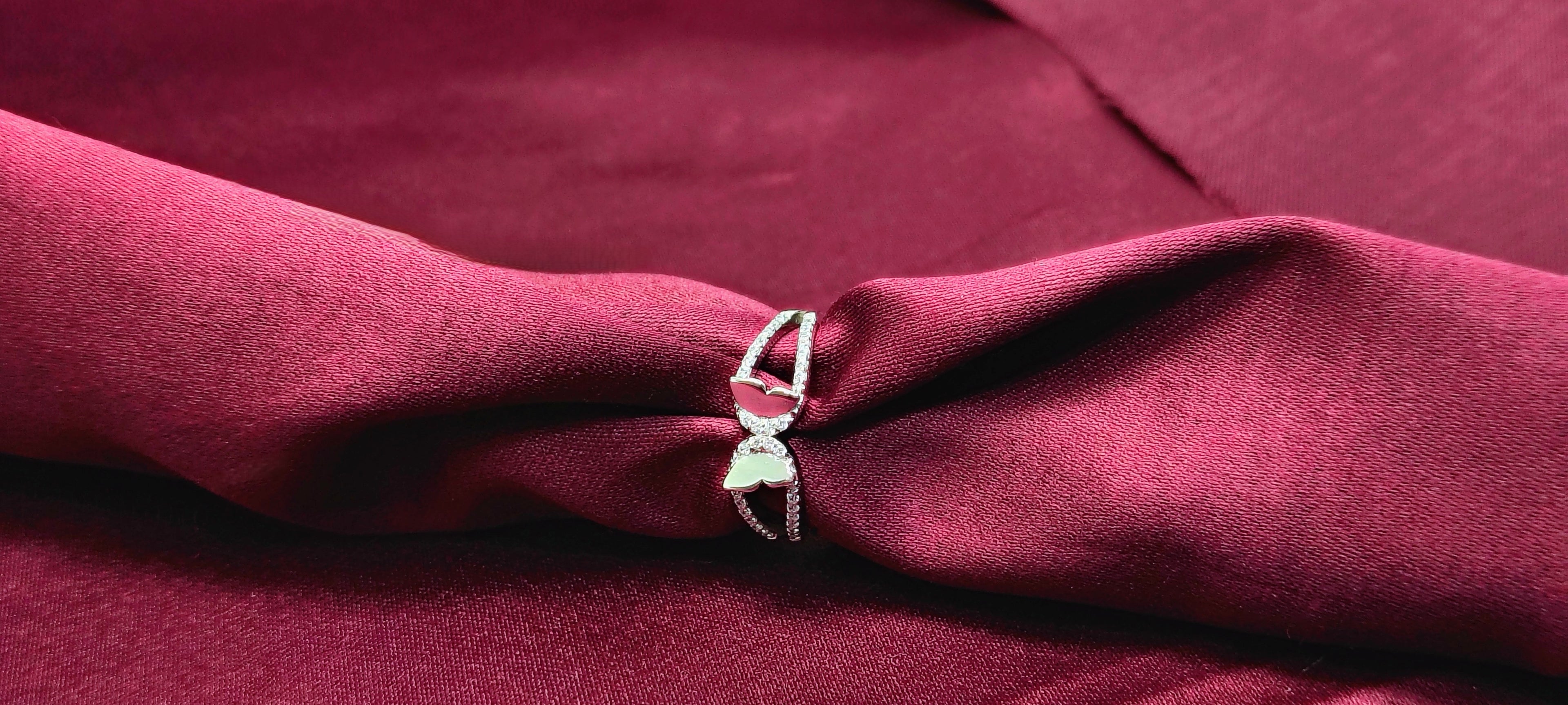 Butterfly 925 Silver Ring - A subtle signature of strength.