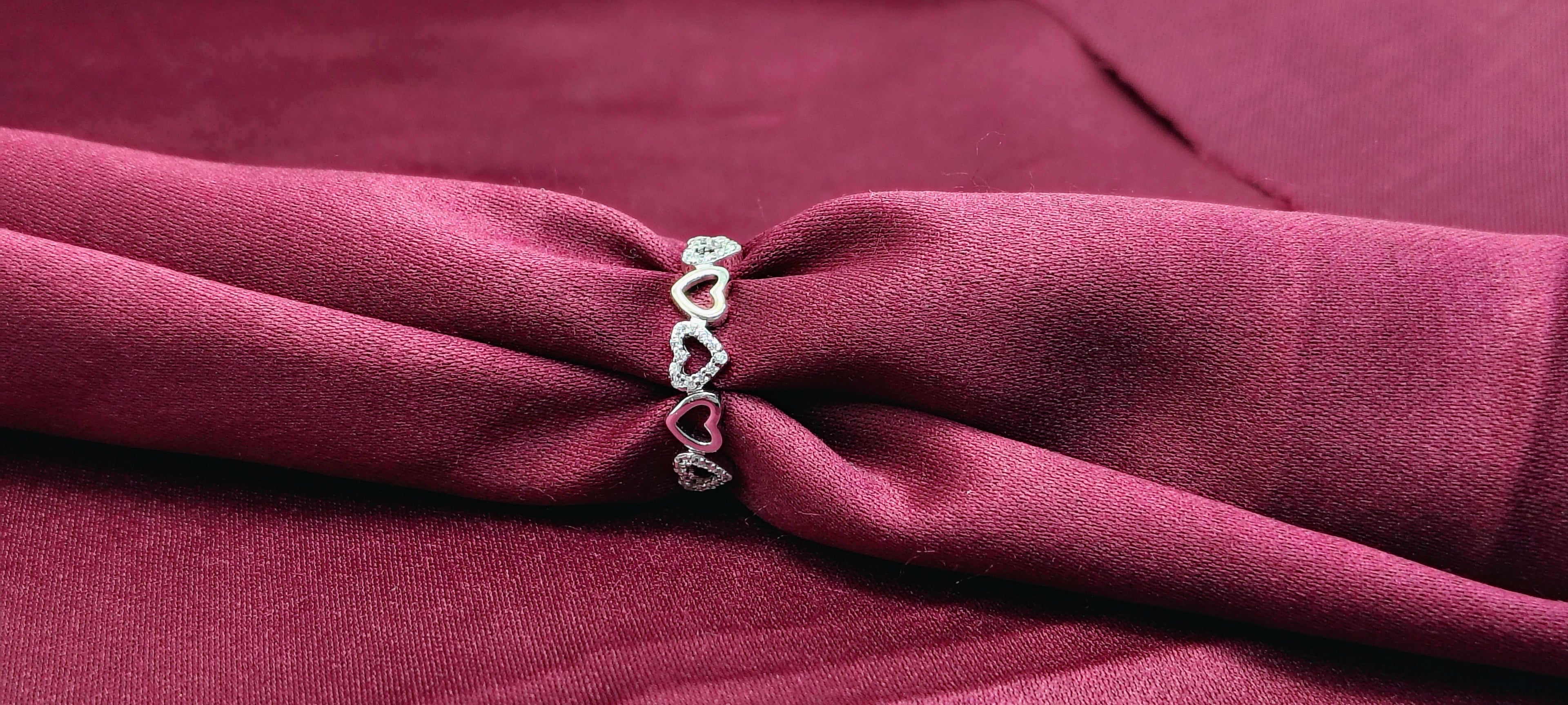 Tiny Love 925 Silver Ring - Designed to catch the light beautifully.