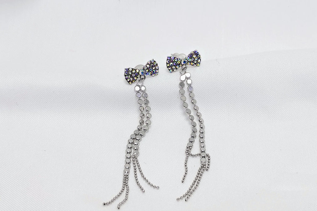 Pair of silver earring