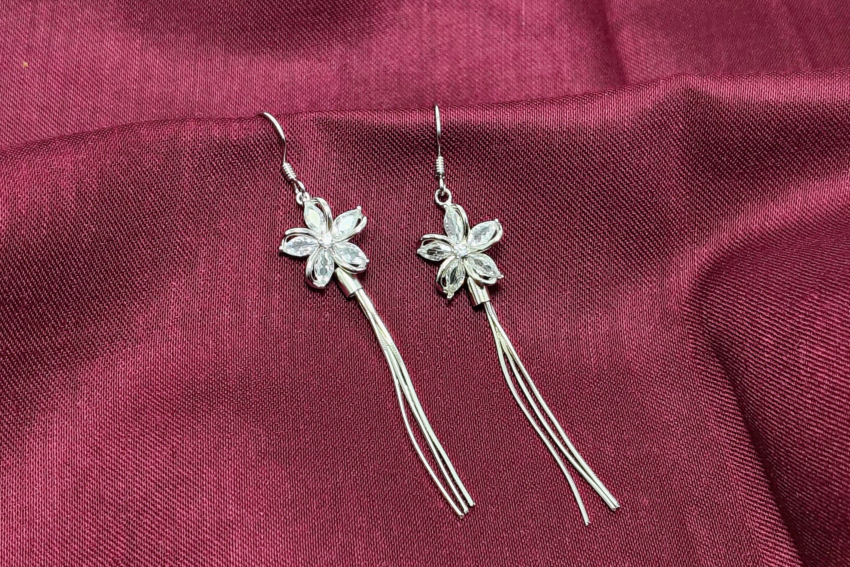 Silver Stunning Hoop Earrings - Designed for women who lead.