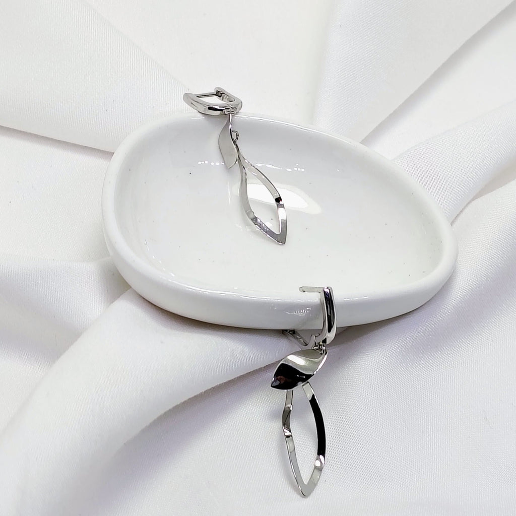 Silver Classic Earrings - When office hours end but your presence doesn’t.