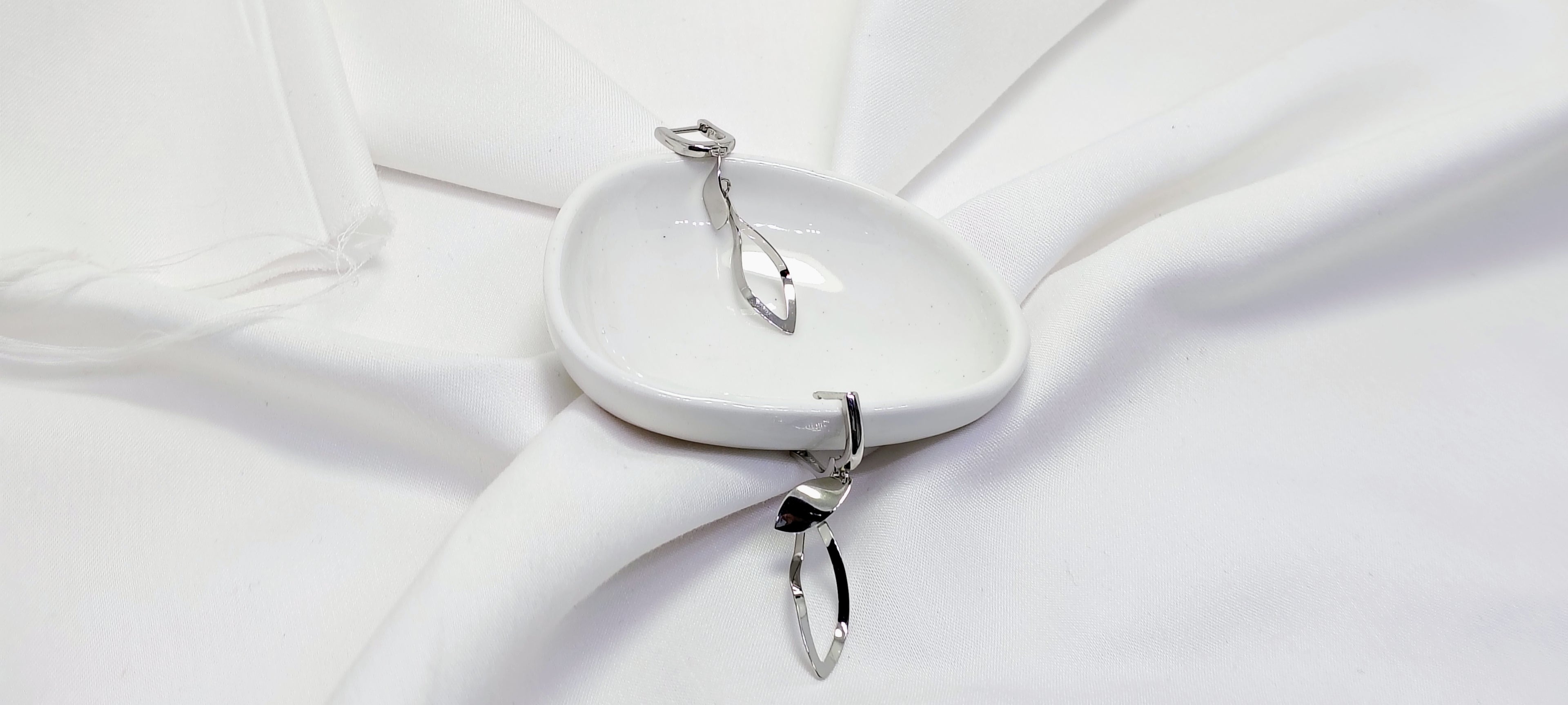 Silver Classic Earrings - When office hours end but your presence doesn’t.