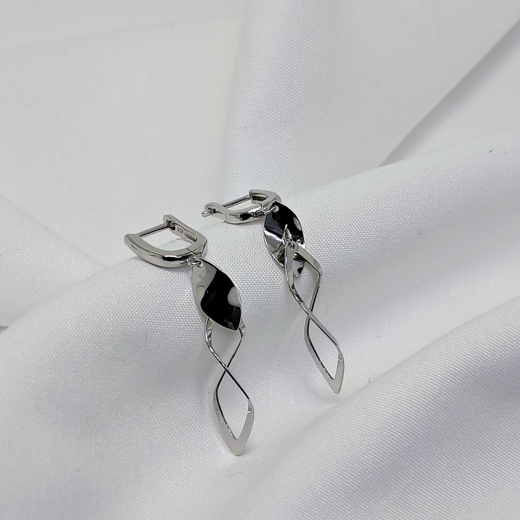 Silver Classic Earrings - When office hours end but your presence doesn’t.