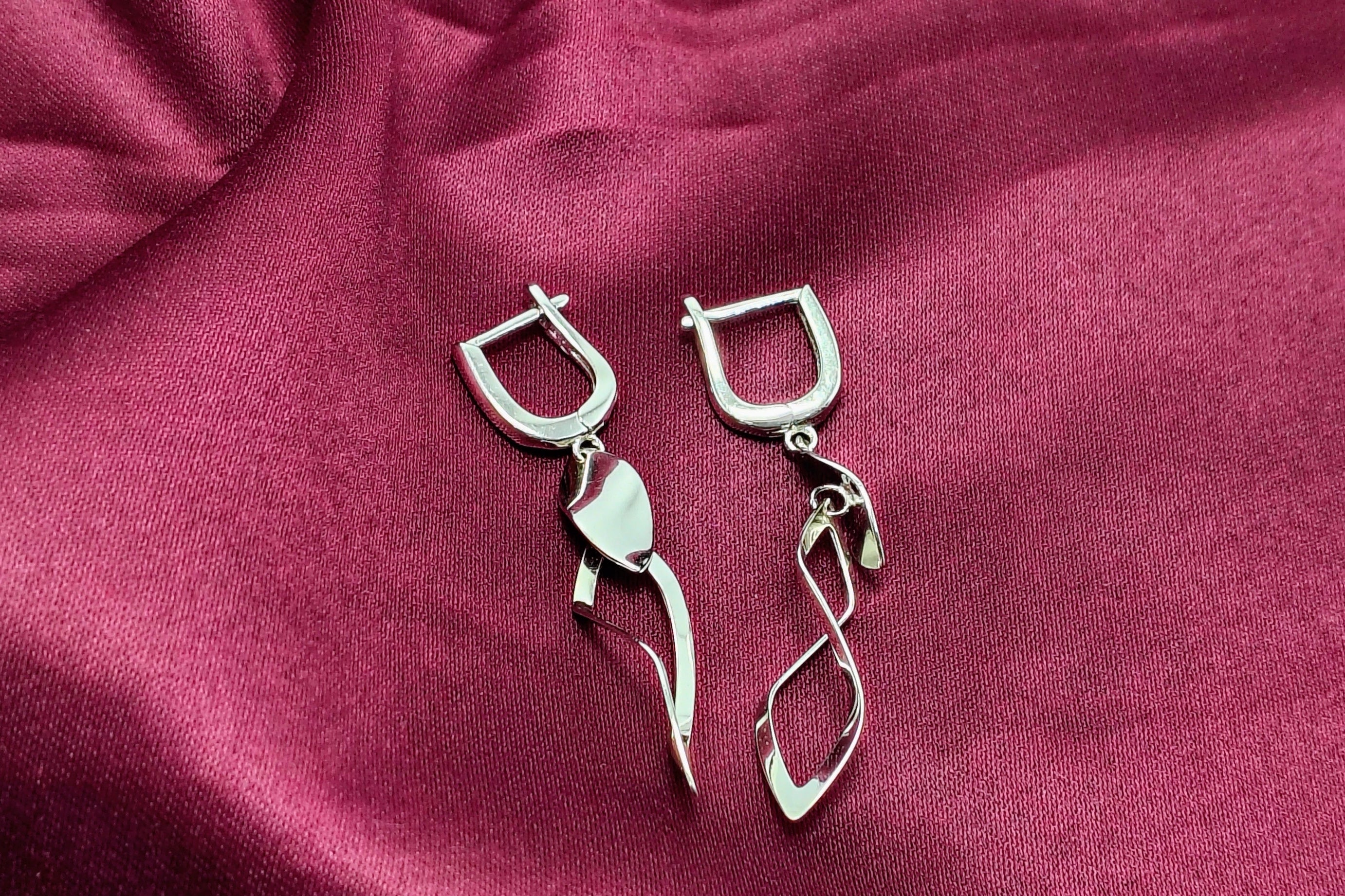 Silver Classic Earrings - When office hours end but your presence doesn’t.