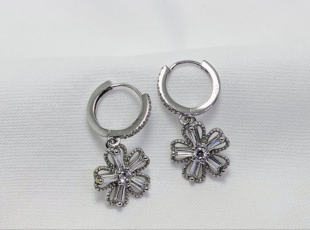 Silver Trendy Silver Hoop Earrings - Designed for women who lead.