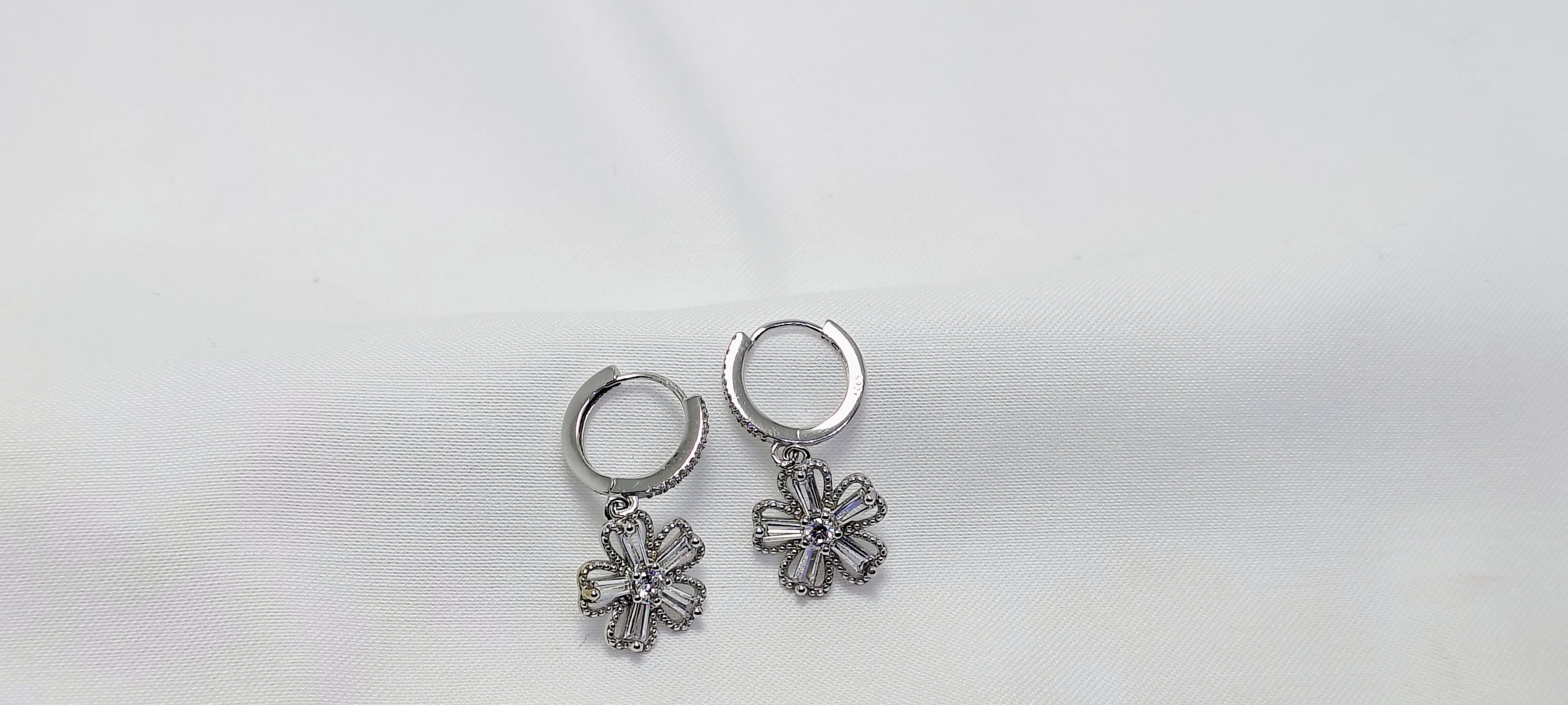 Silver Trendy Silver Hoop Earrings - Designed for women who lead.