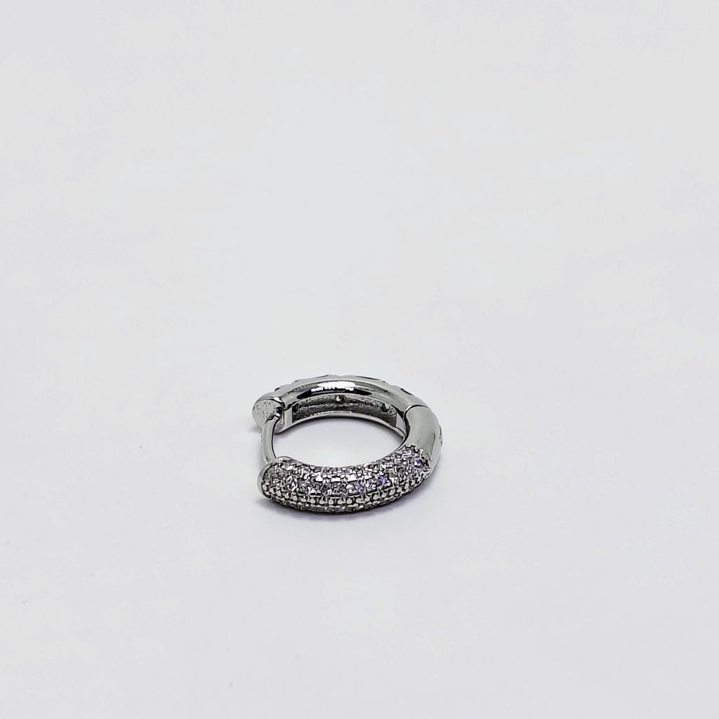 Modern 925 Silver Hoop Earring - Your everyday signature.