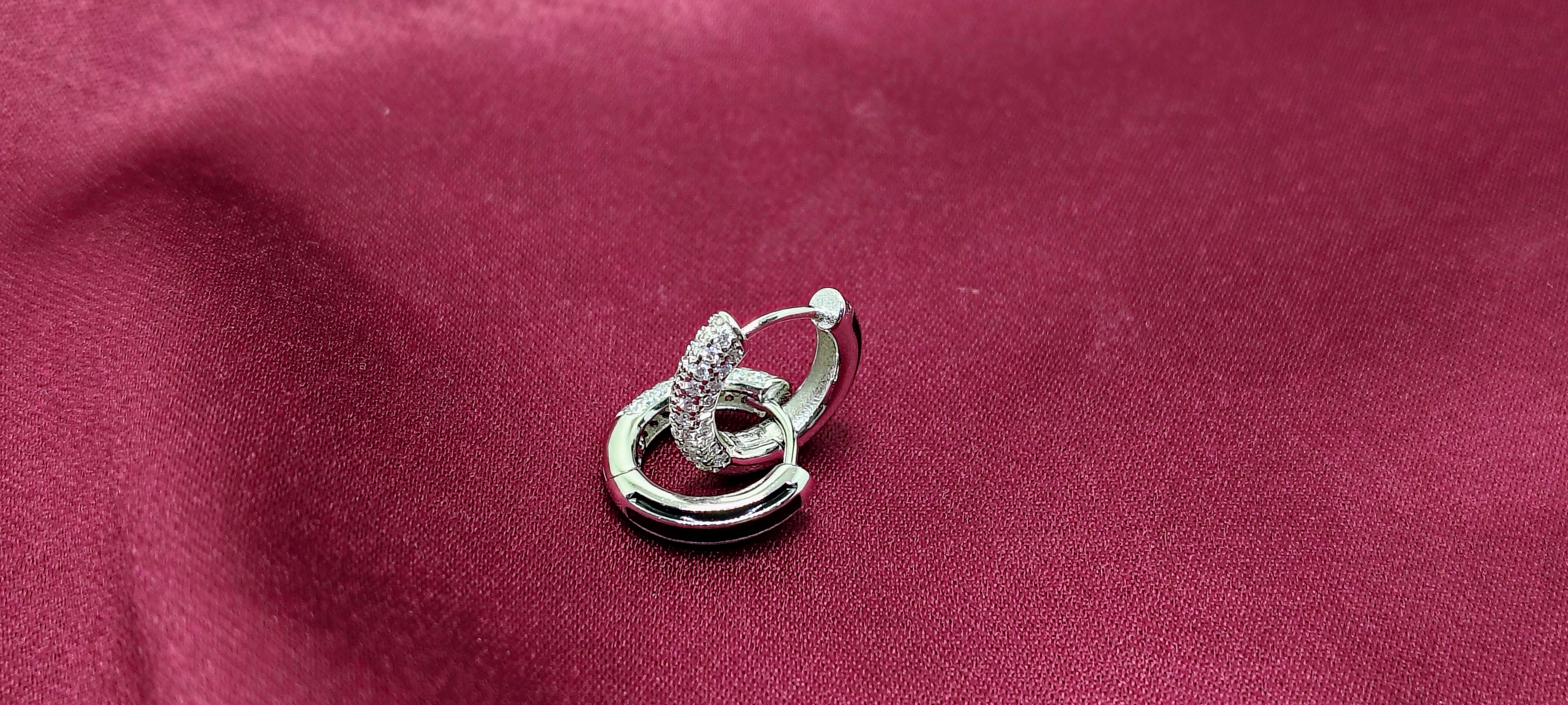 Silver Classy Luxury Silver Hoop Earrings - Luxury that moves with you.