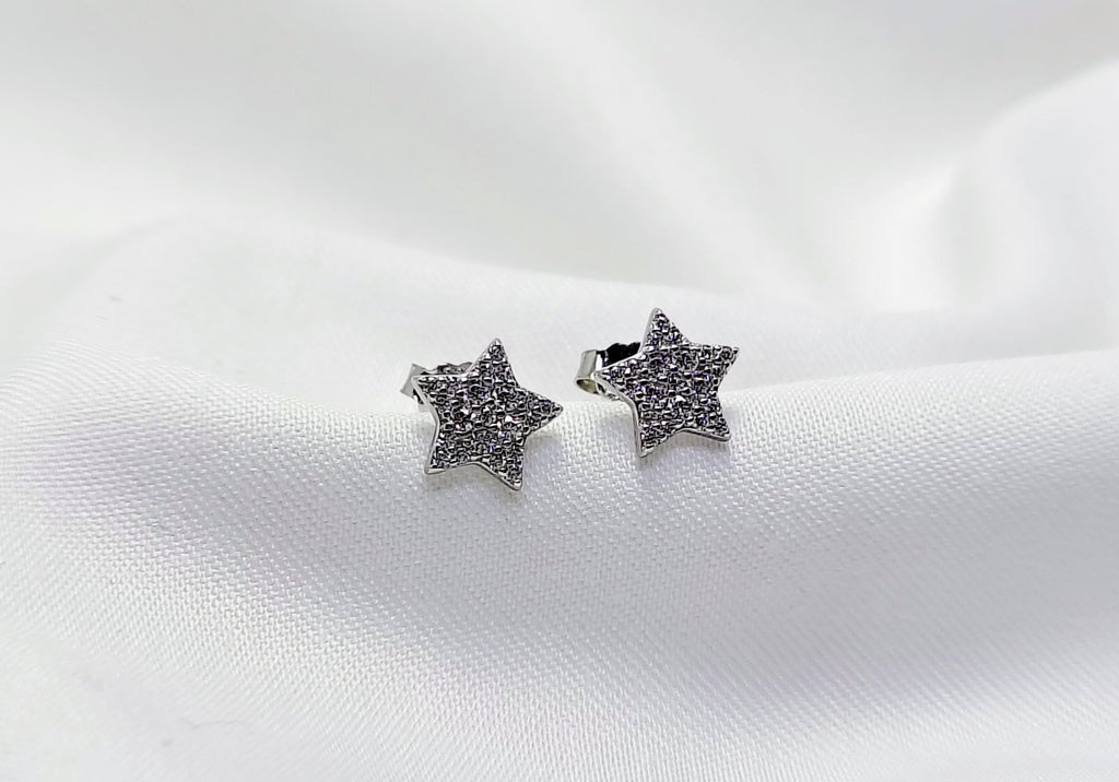 Star 925 Silver Stud Earrings