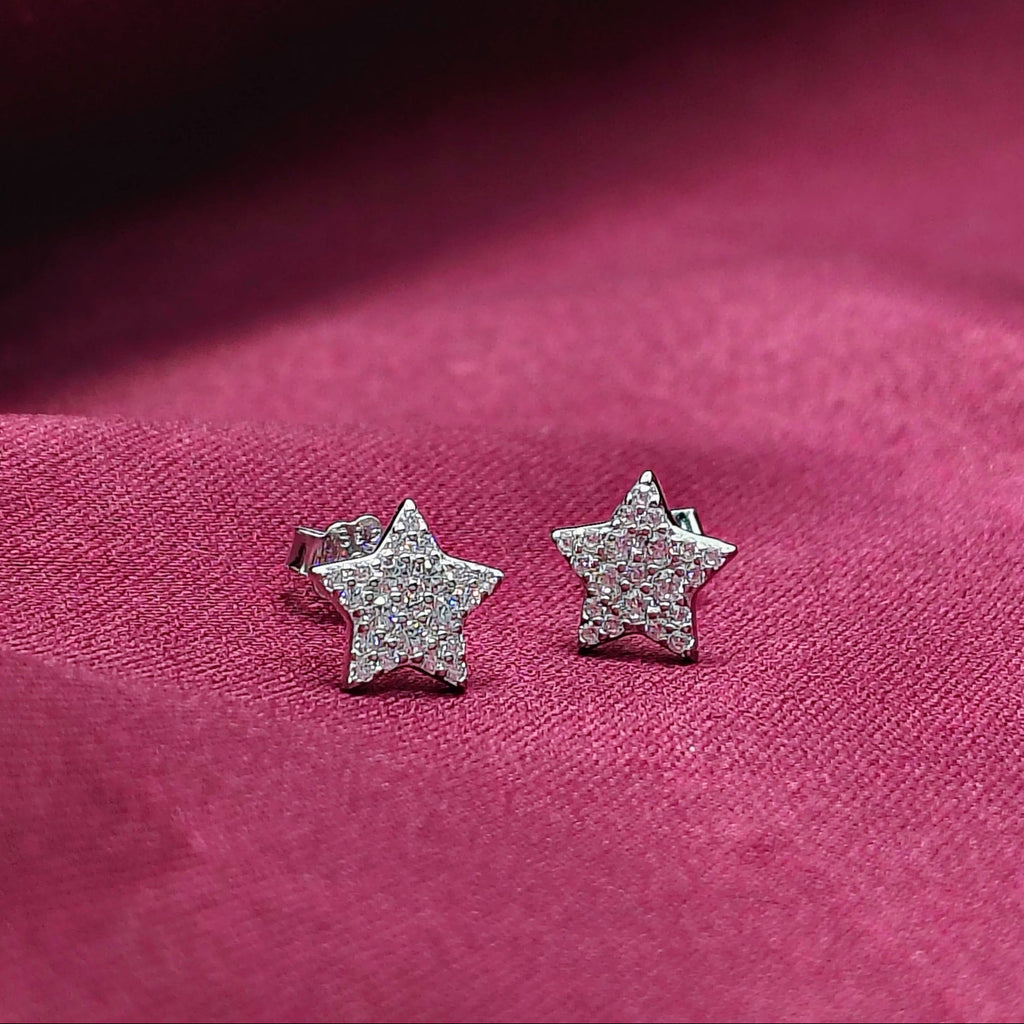 Star 925 Silver Stud Earrings