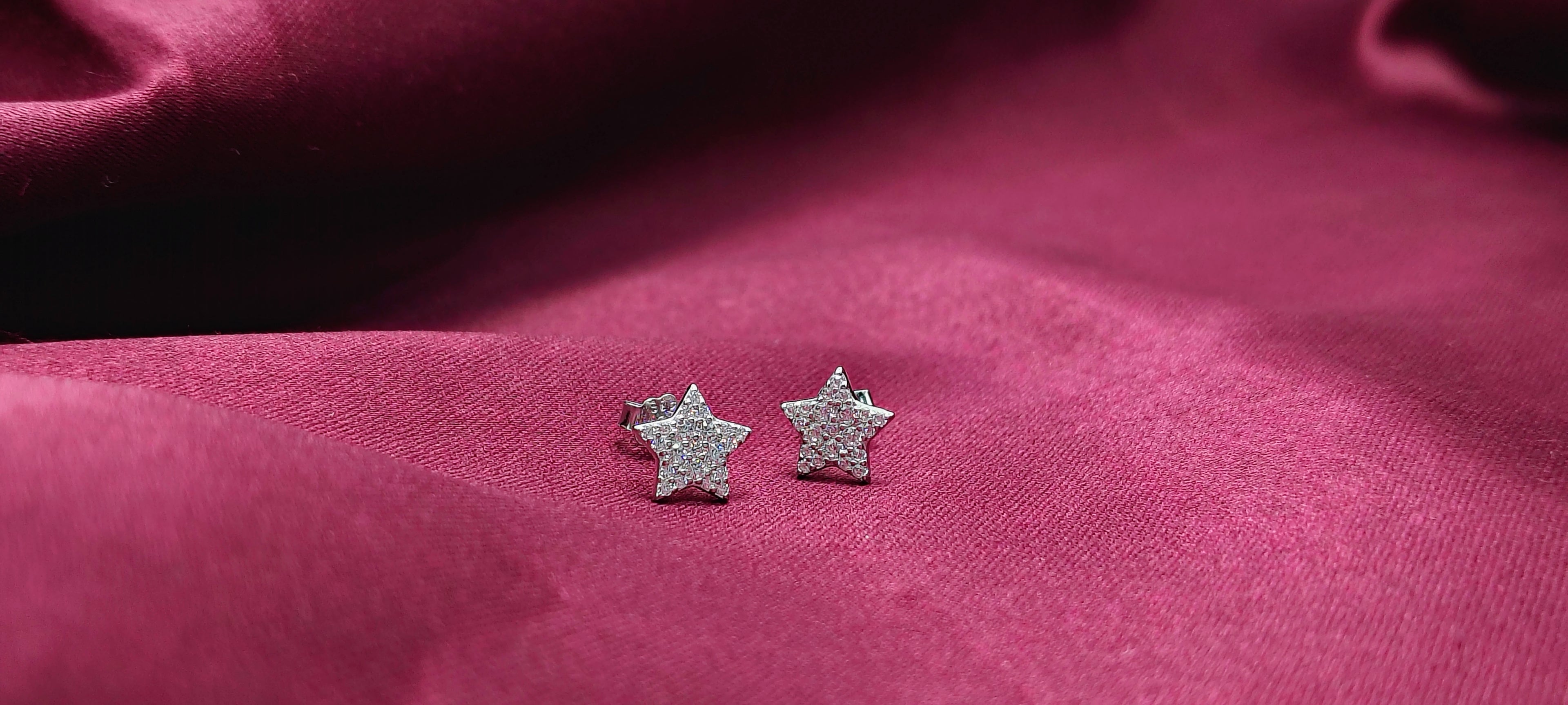 Star 925 Silver Stud Earrings
