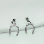 Minimal Luxury Halo Earrings - Grace with a little glamour.