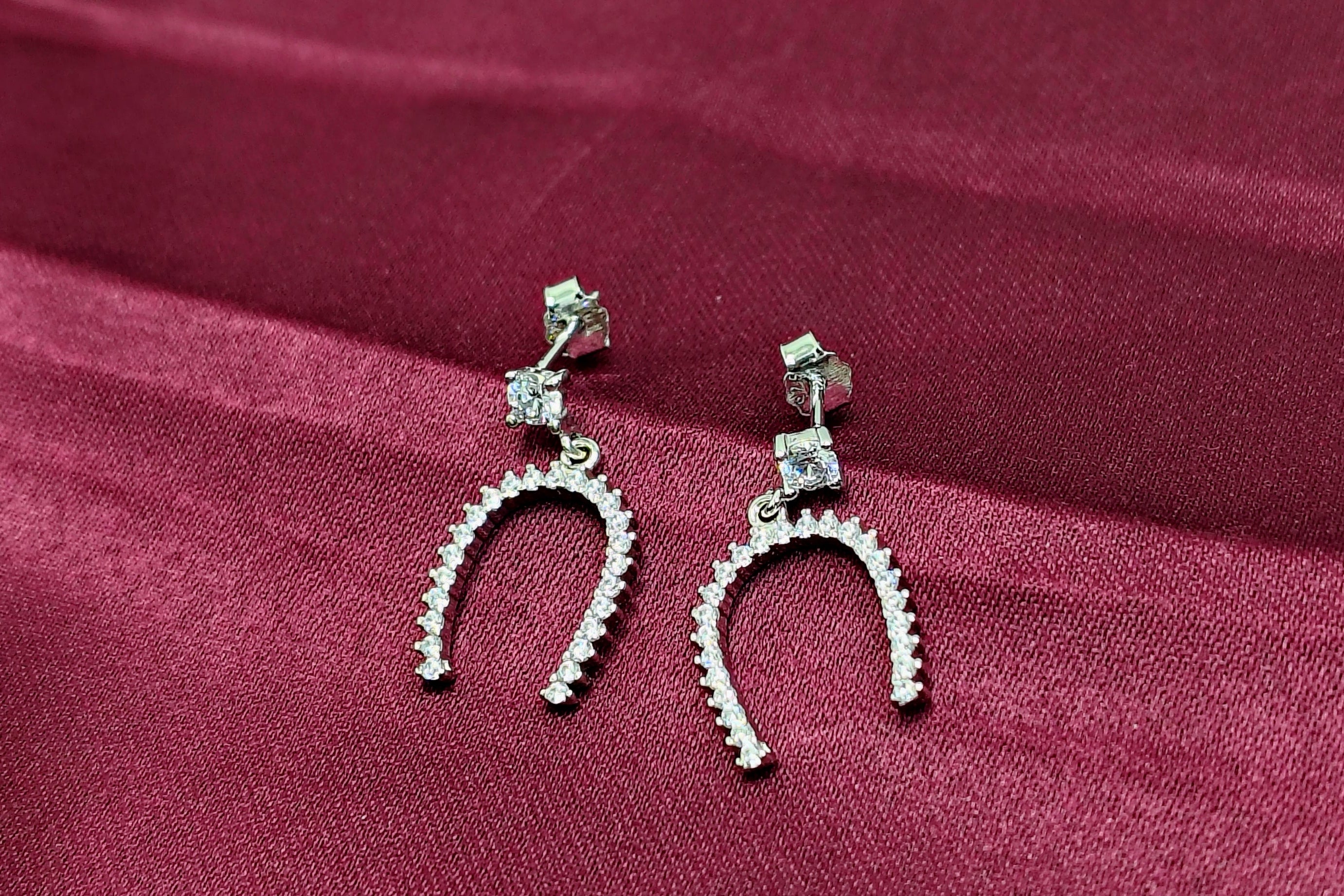 Minimal Luxury Halo Earrings - Grace with a little glamour.