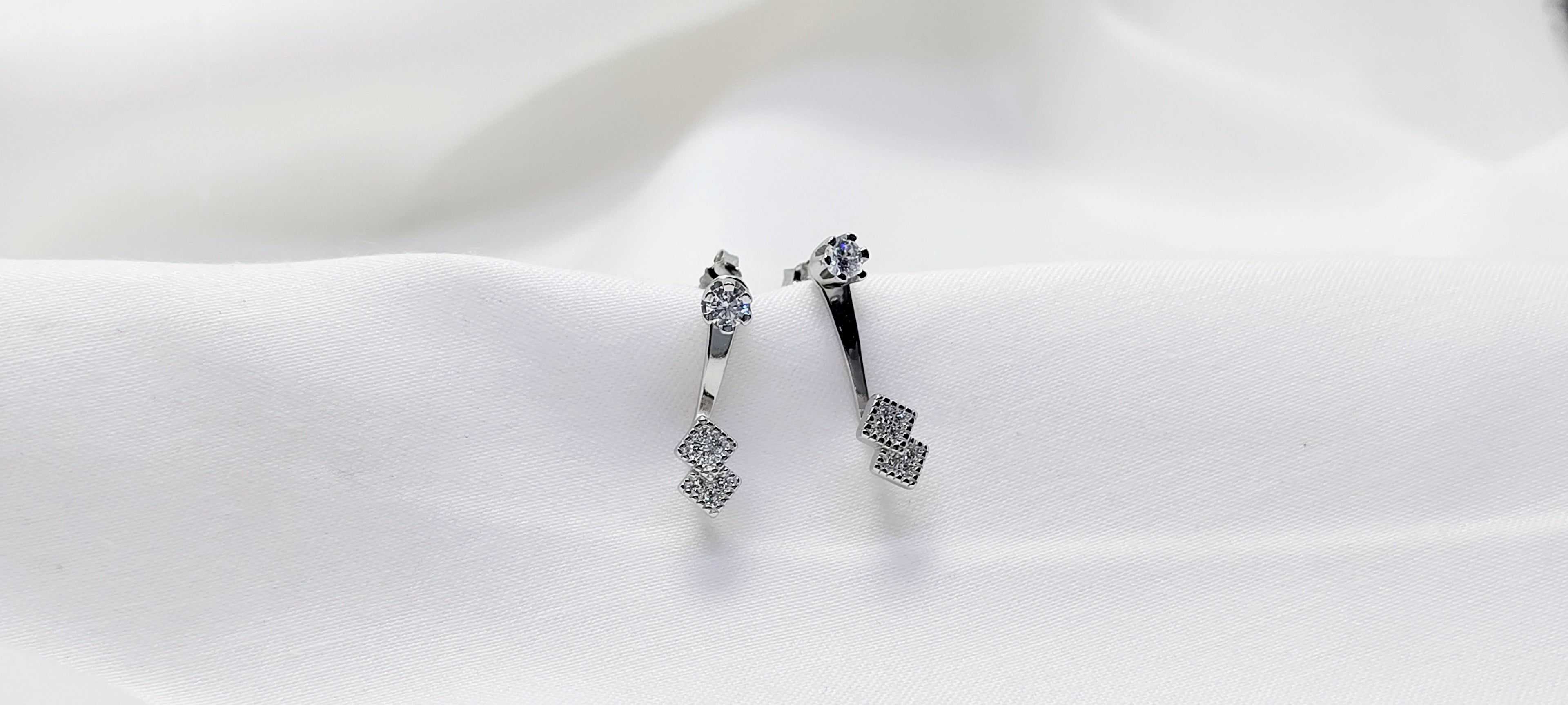 Silver Cute Stud Earrings - Designed for women who lead.