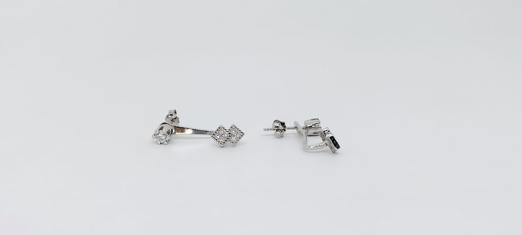 Silver Cute Stud Earrings - Designed for women who lead.