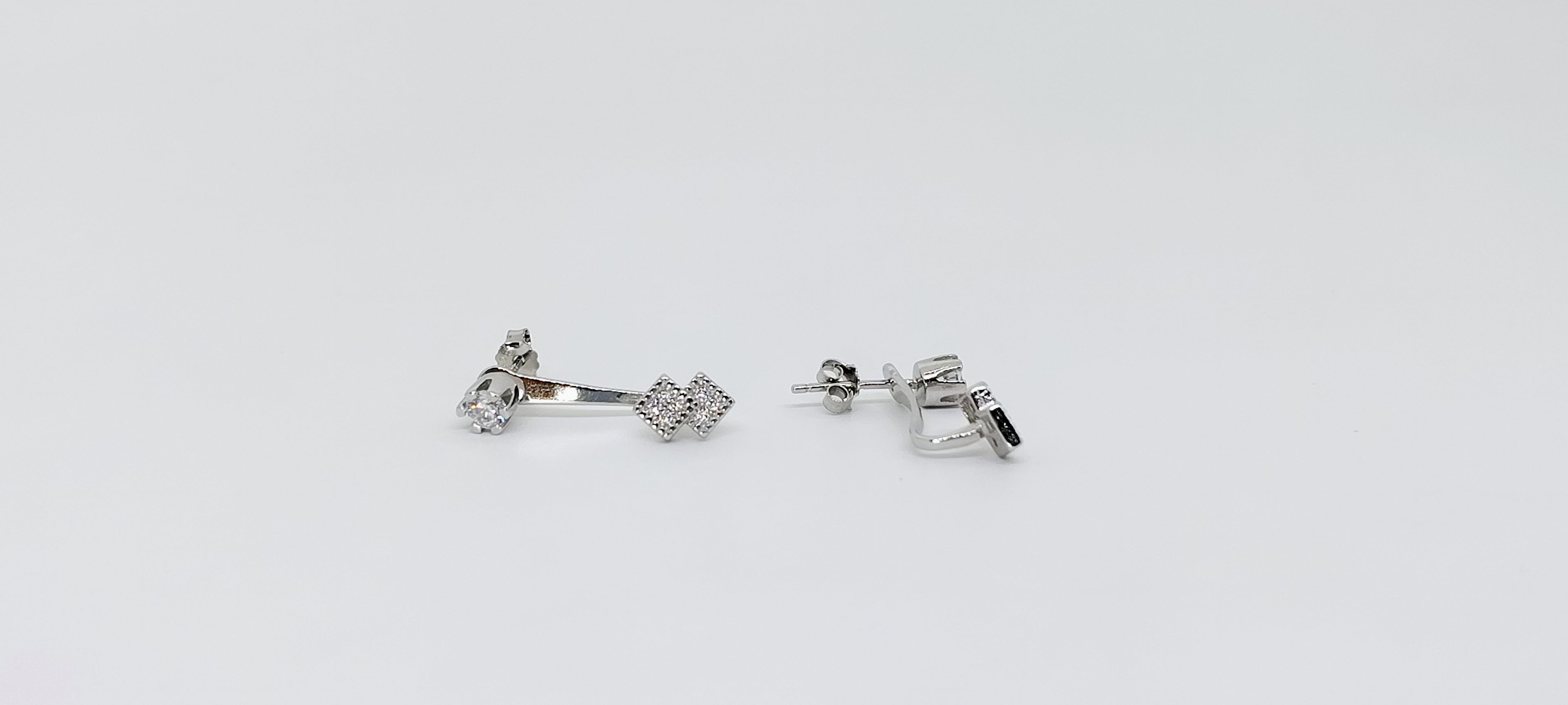 Silver Cute Stud Earrings - Designed for women who lead.