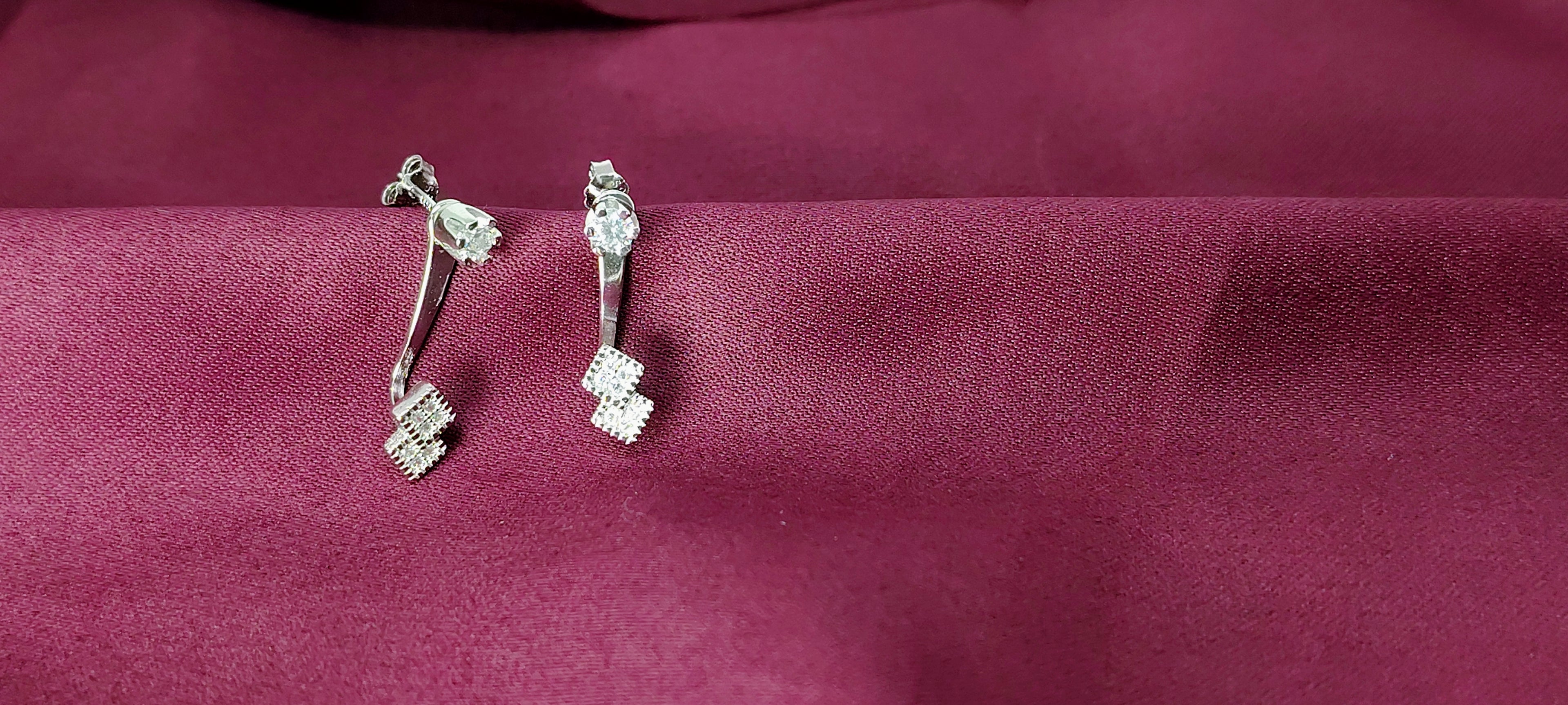 Silver Cute Stud Earrings - Designed for women who lead.
