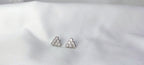Triangle Shape 925 Silver Stud - Designed to frame your face when every eye turns.