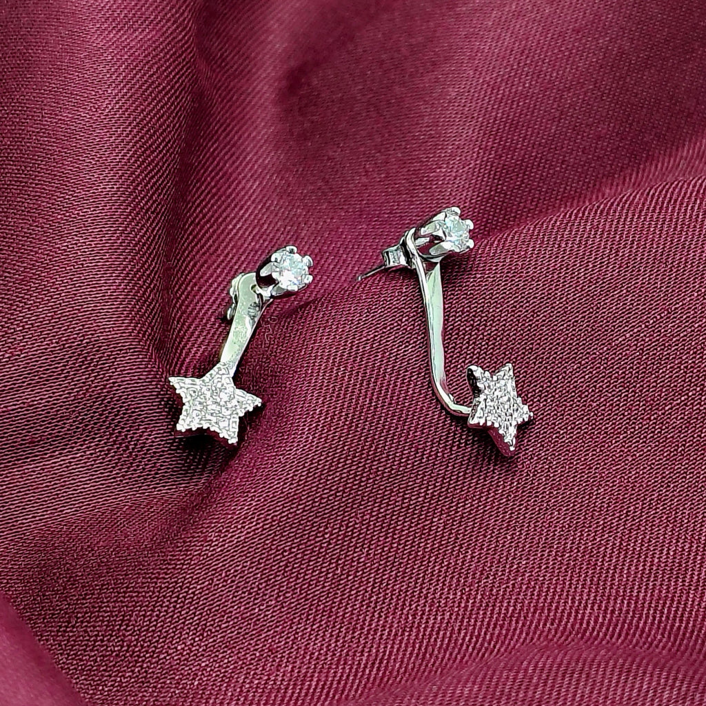 Star Essential 925 Silver Earring - Designed to frame your face when every eye turns.