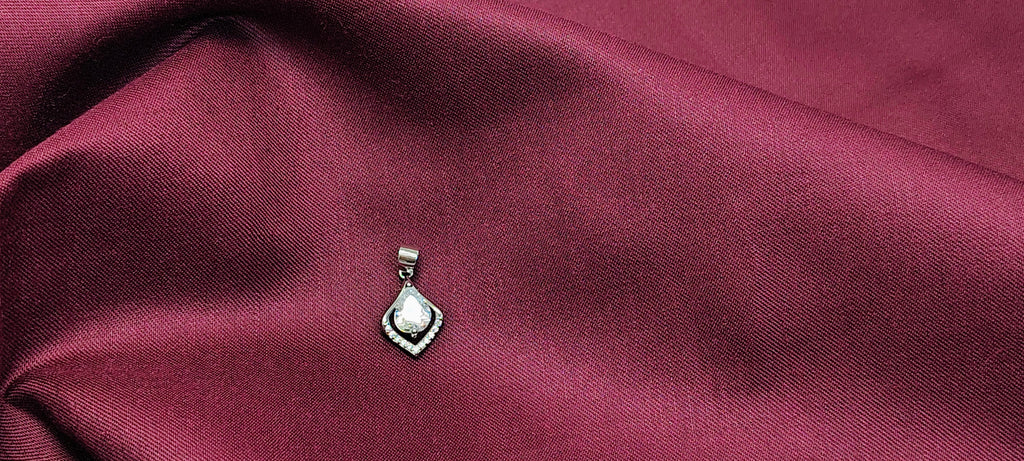 Modern Classic 925 Silver Pendant - Because confidence deserves sparkle.