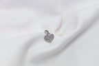 Mini Heart 925 Silver Pendant - Grace with a little glamour.