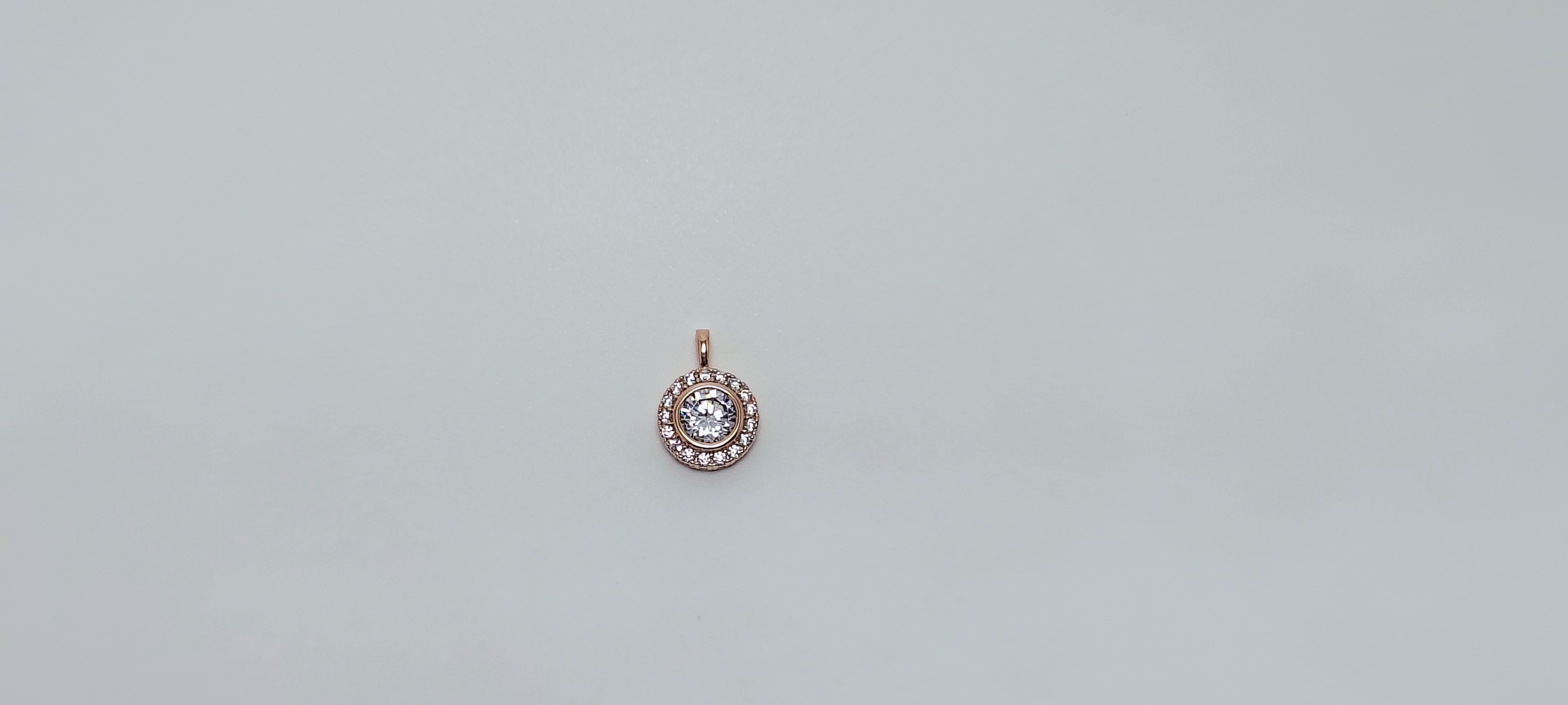 Rose gold pendant 