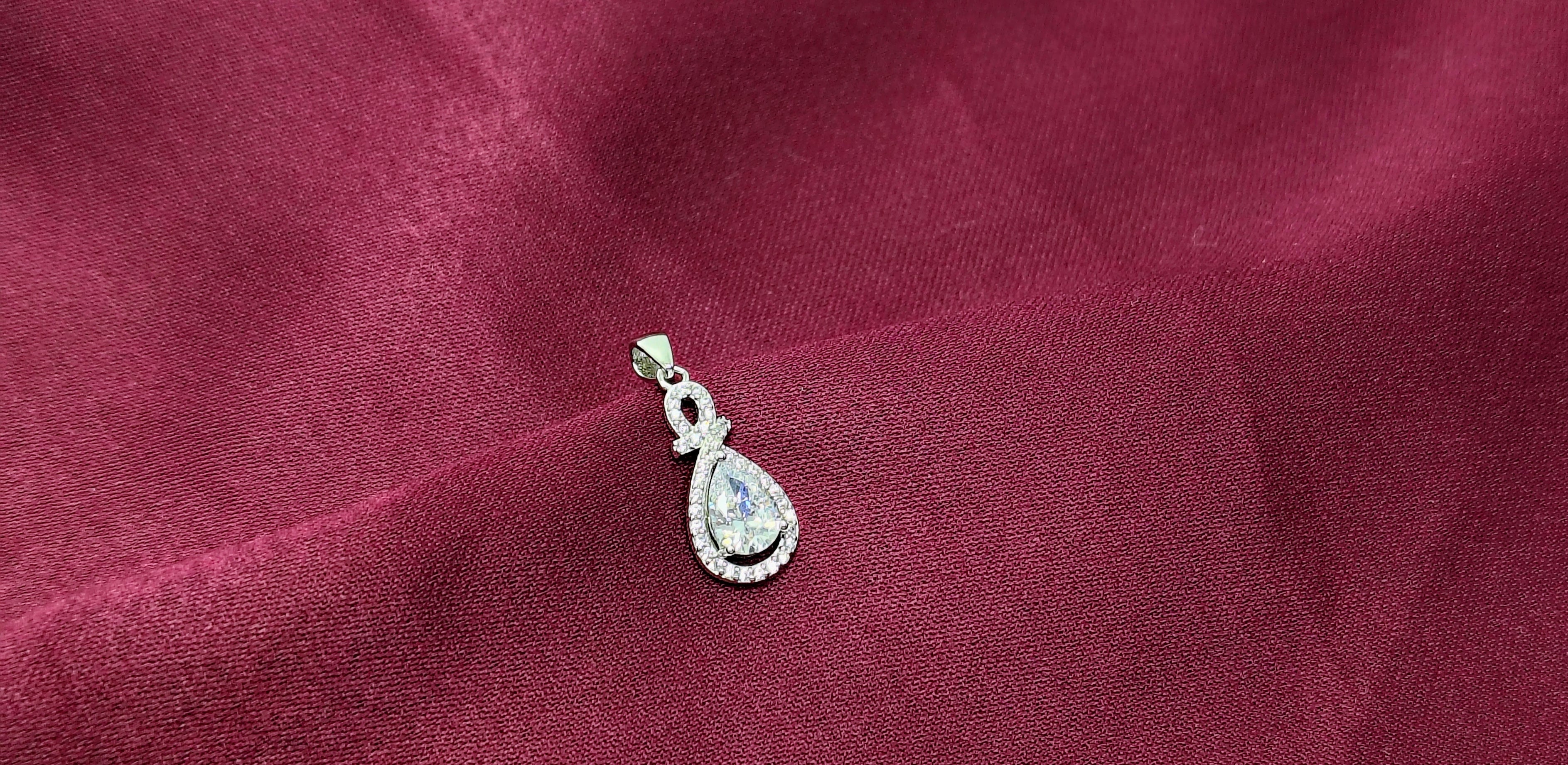 Elegant Everyday Silver Pendant - A little sparkle for everything you’ve achieved.