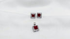 Ruby Red Diamond 925 Silver Pendant Set - Made for everyday confidence.