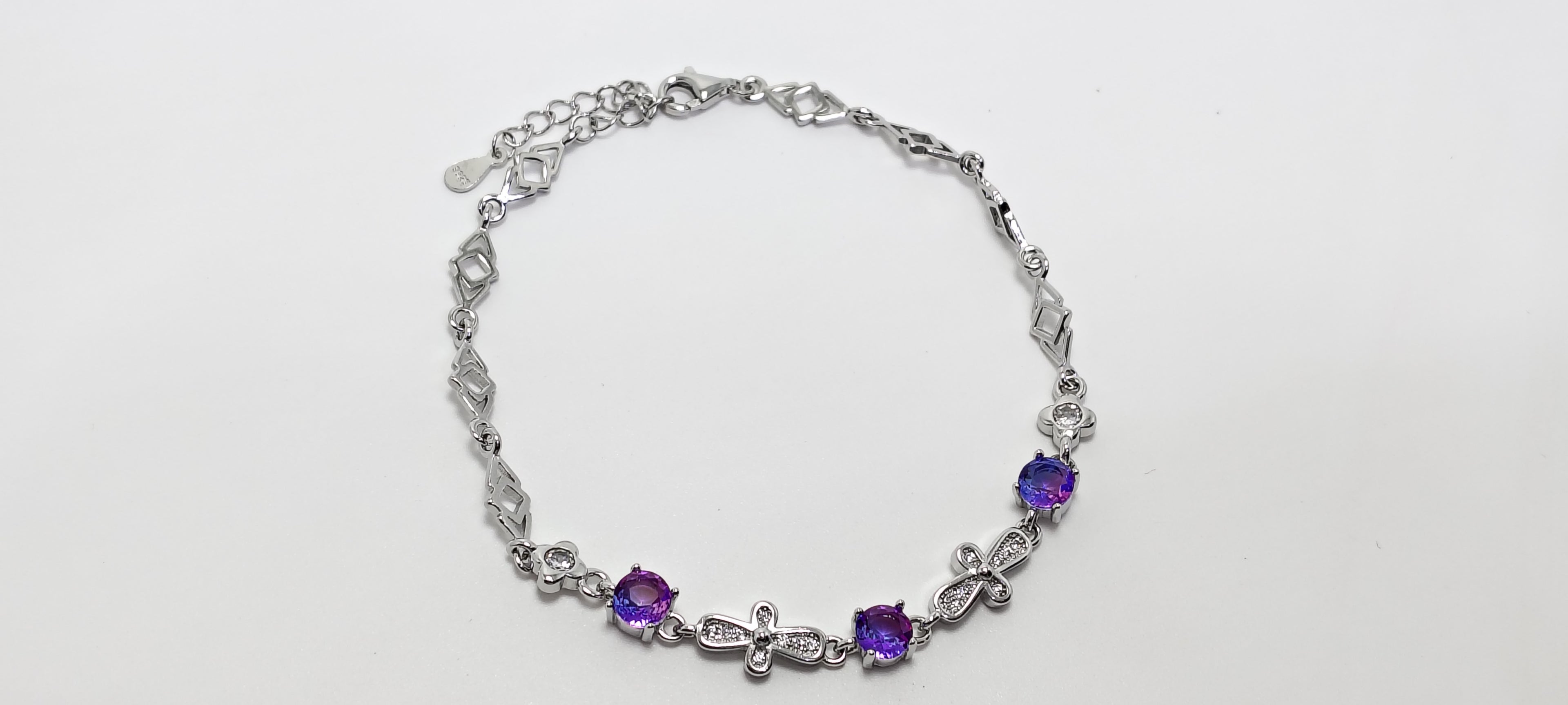 Summer Glow Adjustable 925 Silver Bracelet - Strength doesn’t need to shout.