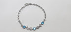 Cloud Blue Loose 925 Silver Bracelet - Celebrate the woman you’ve become.