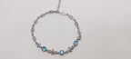 Baby Blue Stone 925 Silver Bracelet - Jewellery for women who lead.