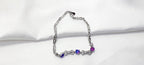 Lavender Grace 925 Silver Bracelet - For the woman who signs her own paychecks.