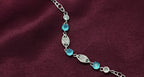 Ocean Mist Adjustable 925 Silver Bracelet - Jewellery for women who lead.