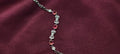 Crimson Glow 925 Silver Bracelet – Adjustable Fit