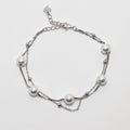 Elegant Everyday White Pearl 925 Silver Bracelet - For women who don’t wait — they build.