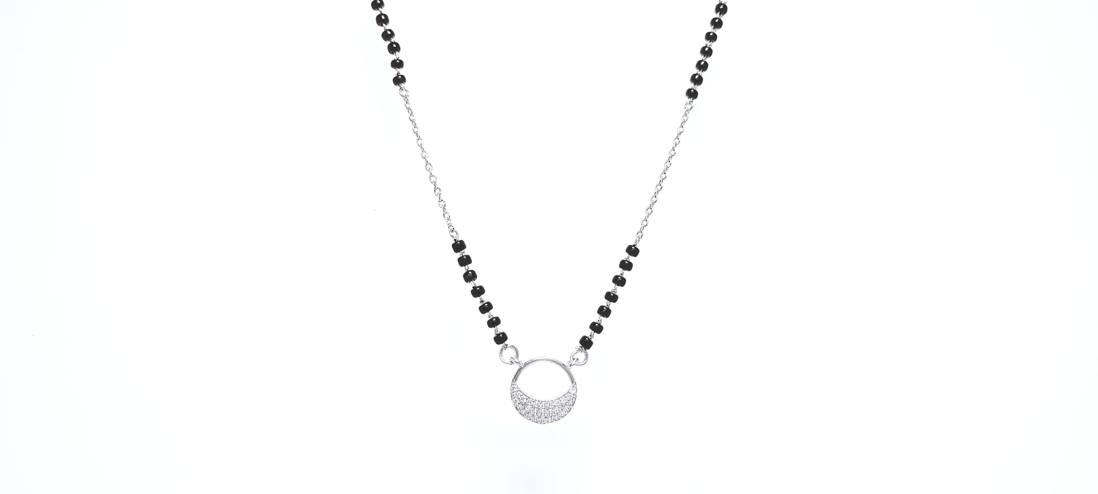 Premium Sterling Silver Mangalsutra - Your everyday signature.