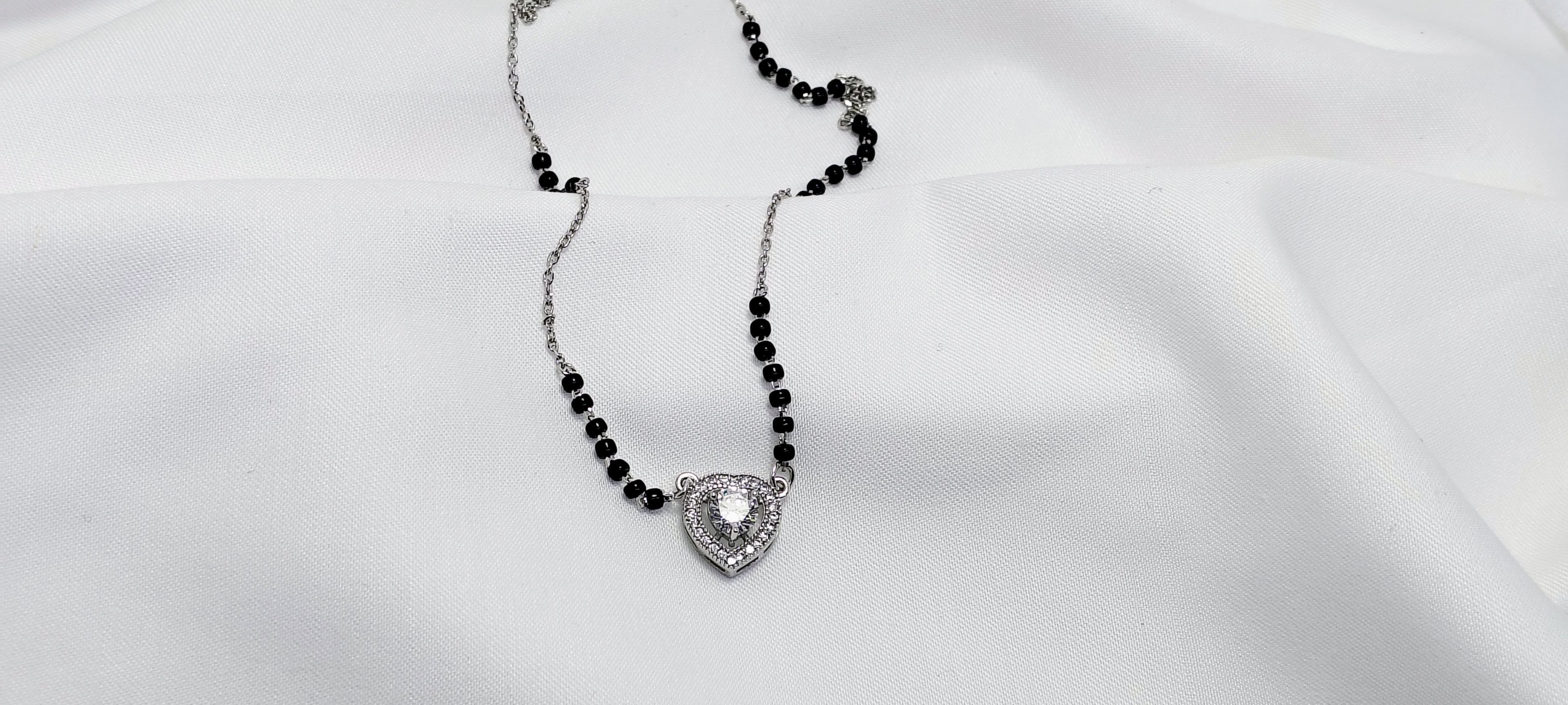 Everyday Luxury 925 Silver Mangalsutra - Your everyday signature.