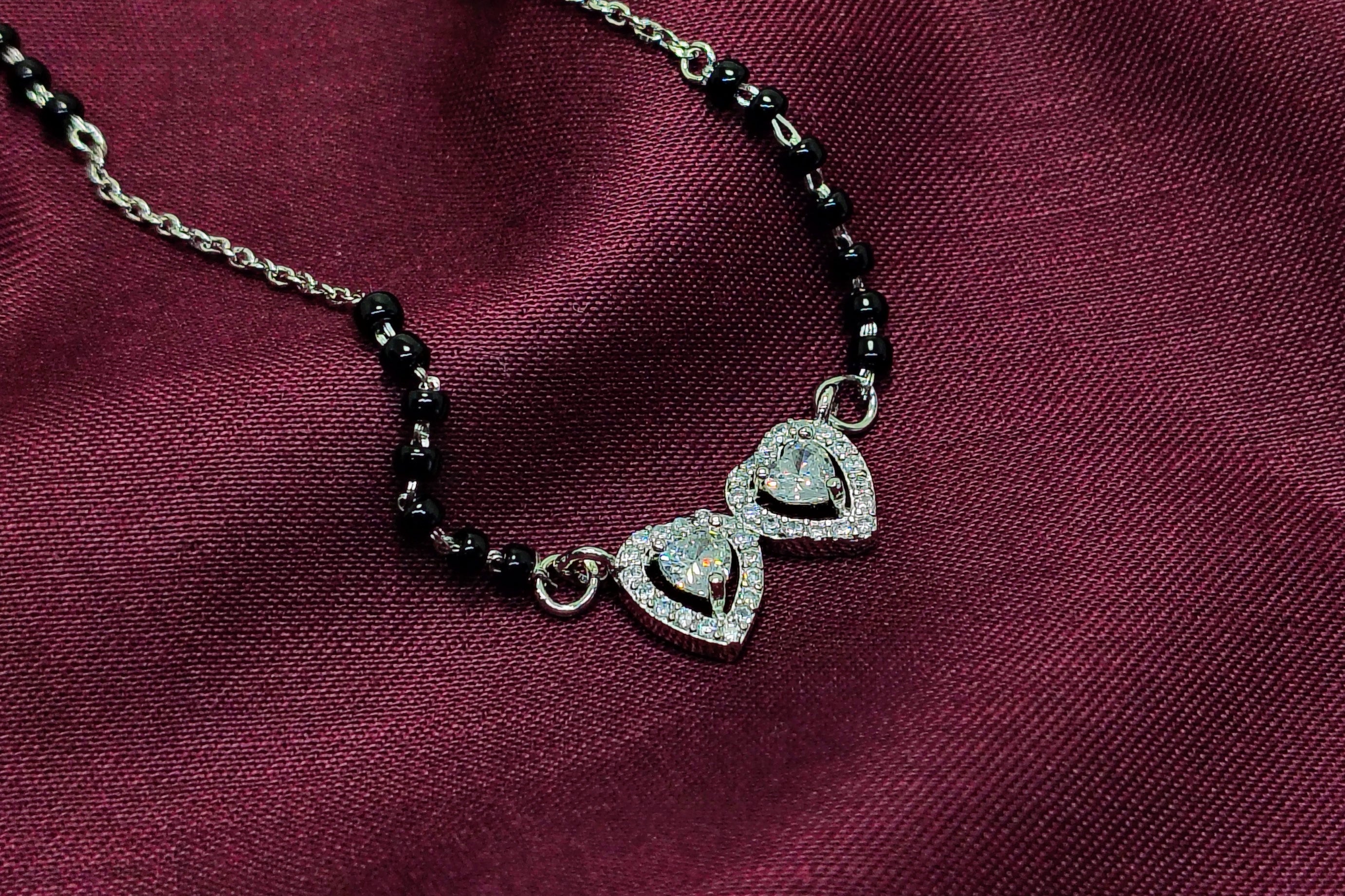 Classic Black Bead 925 Silver Mangalsutra - Your confidence upgrade.