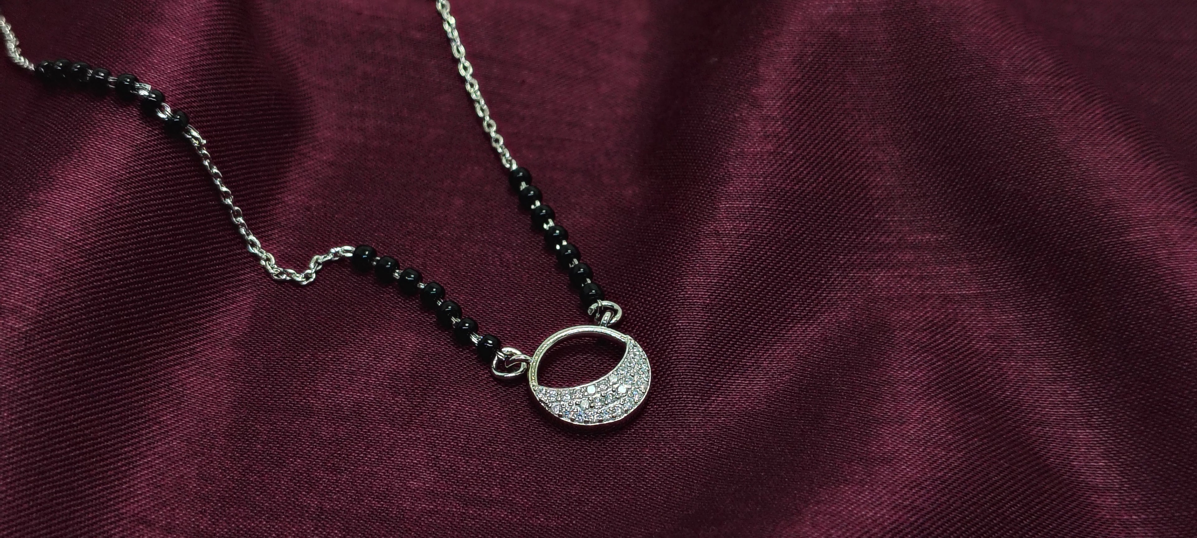 Premium Sterling Silver Mangalsutra - Your everyday signature.