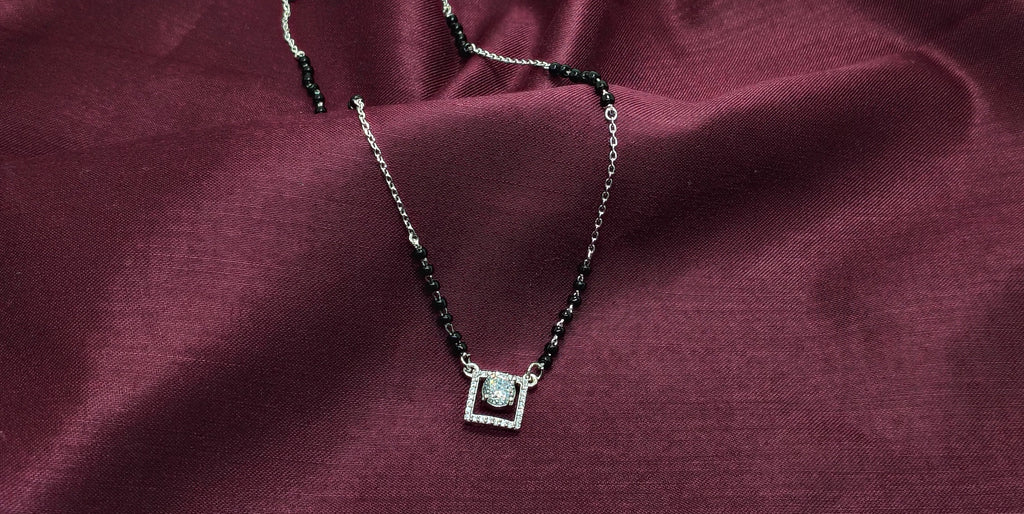 Modern Elegance 925 Silver Mangalsutra - Your everyday signature.