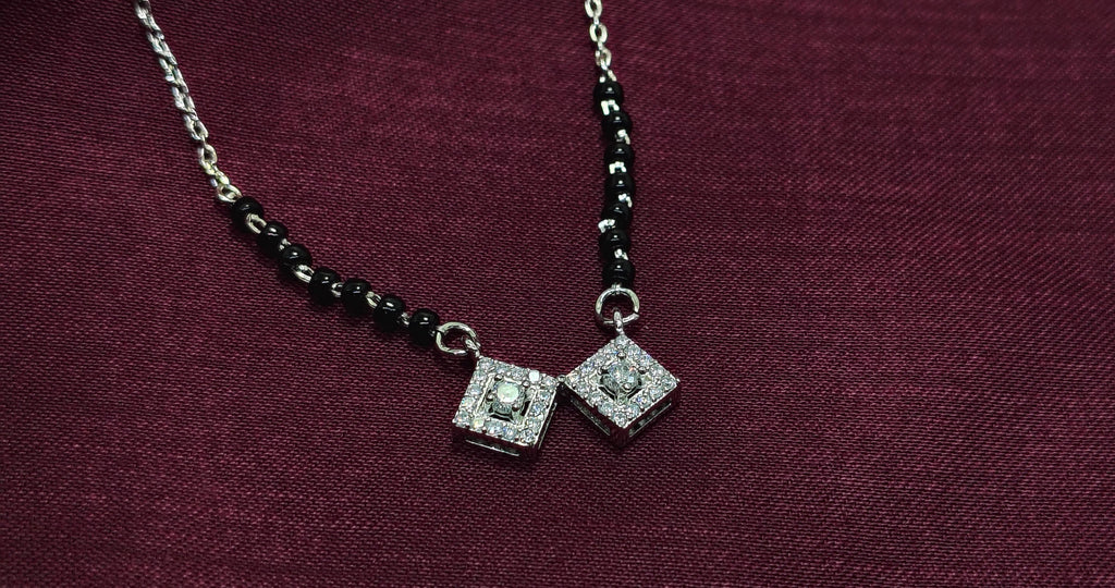 Minimal 925 Silver Mangalsutra Necklace - Your everyday signature.