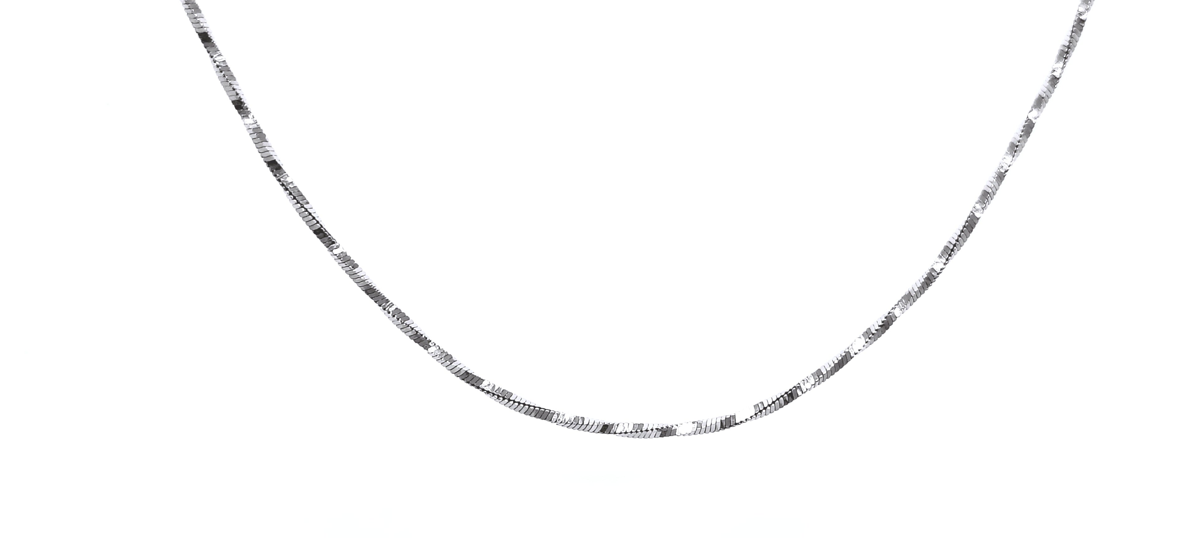 Elegant Everyday Twisted Silver Chain - When the lights dim and the music rises, this piece catches every glow.