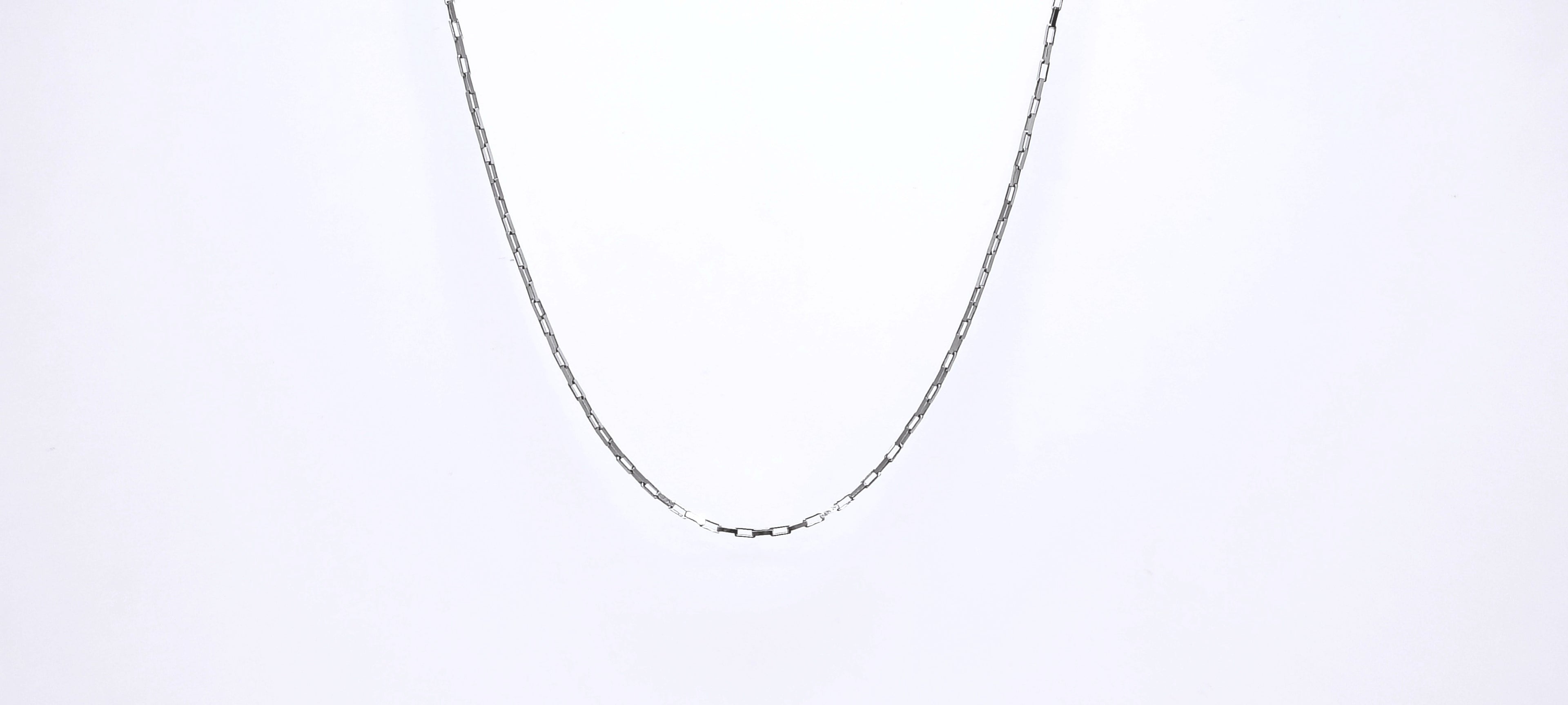 Minimalist Rectangle box 925 Silver Chain - For nights you’ll remember.
