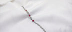 Scarlet Elegance Adjustable 925 Silver Bracelet - Strength doesn’t need to shout.
