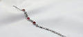 Red Stone 925 Silver Bracelet