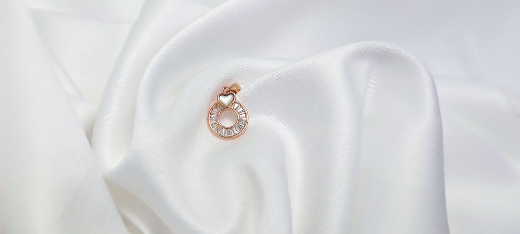 Heart Shape Rose Gold 925 Silver Pendant - Put these on. Feel different.