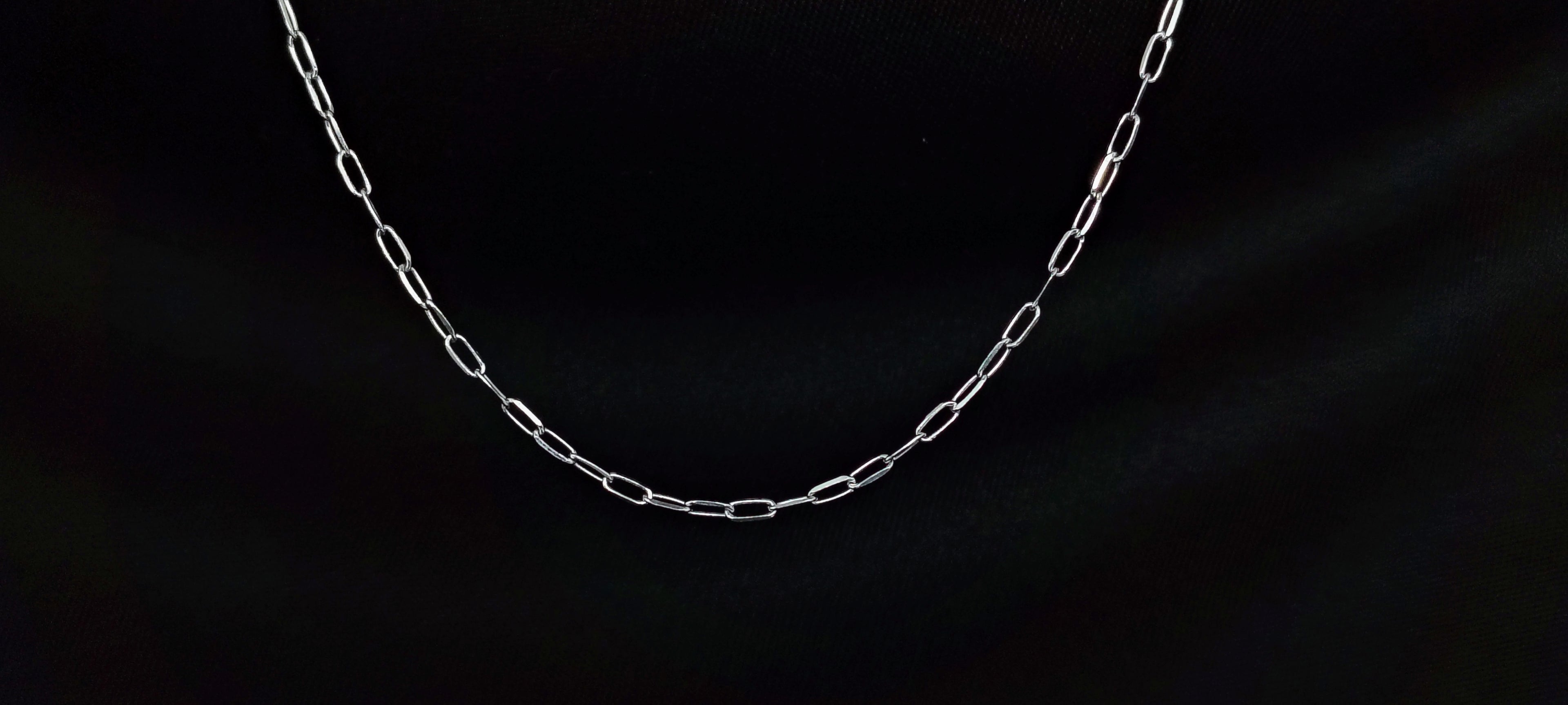 925 Silver Élan Classic Link Chain – Luxury Studio Finish