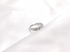 925 Sterling Silver Geometric Stackable Ring – Adjustable Fit