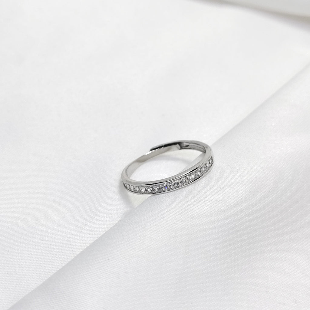 925 Sterling Silver Ring – Adjustable Minimal Jewelry | Trendy Daily Wear Ring